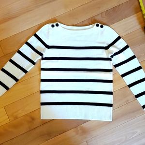 Loft nautical striped sweater